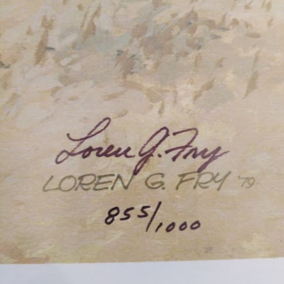 Off to Pueblo - Signed & Numbered Limited Edition Print by Loren Fry 17" x 25" - Picture 3 of 7